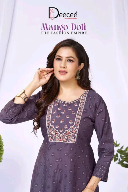 Mango Doli By Deecee Roman Flared Anarkali Kurtis Wholesale Online
